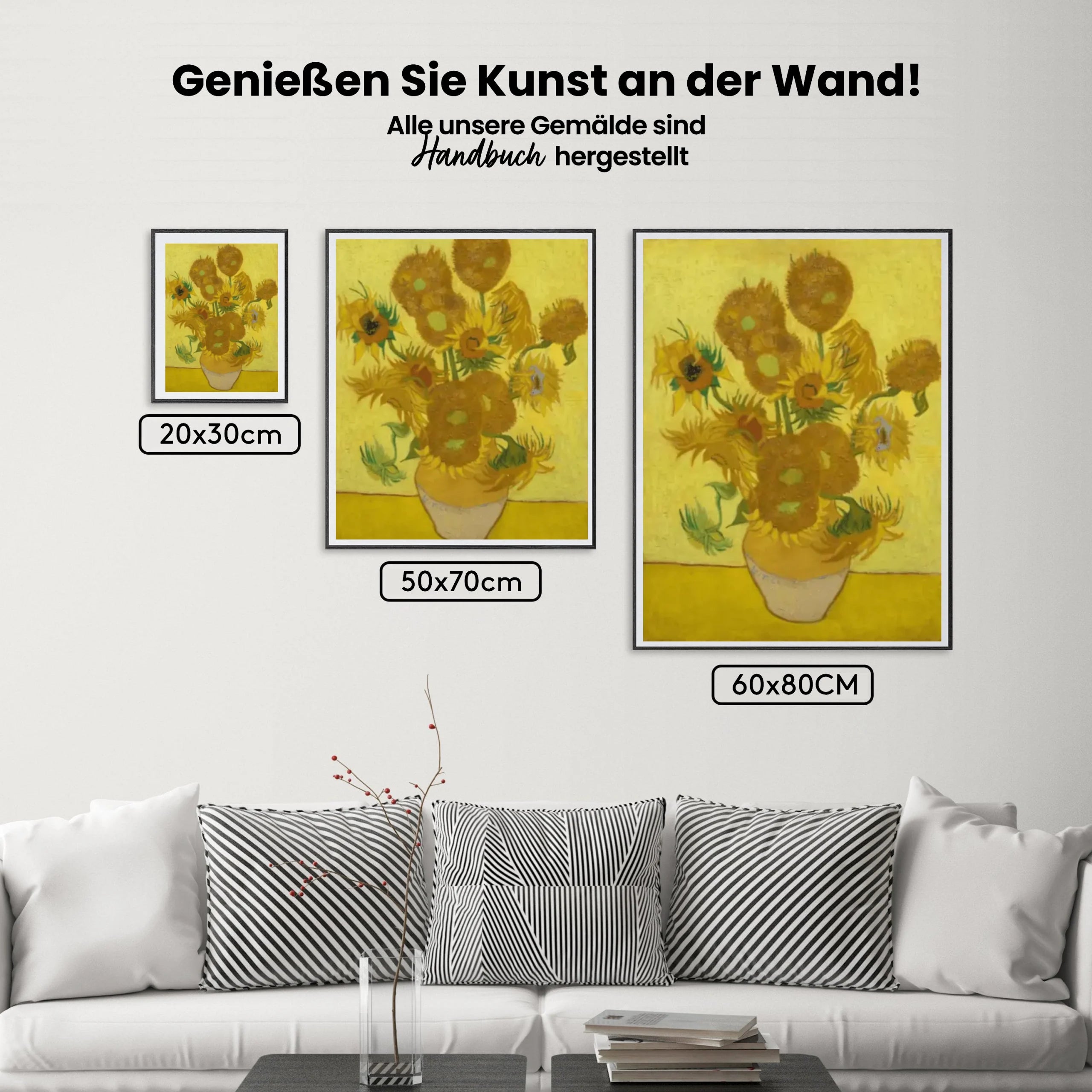 Malen nach Zahlen – Van Gogh – Sonnenblumen