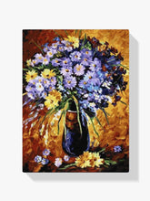 Malen nach Zahlen – Vibrierende Vase