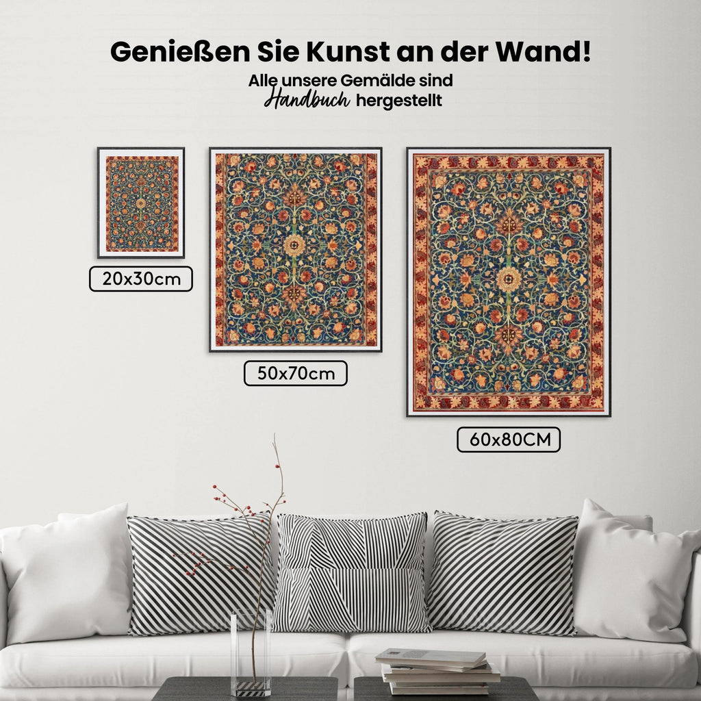 Malen nach Zahlen – Wandteppich