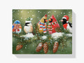 Malen nach Zahlen – Weihnachtsvögel