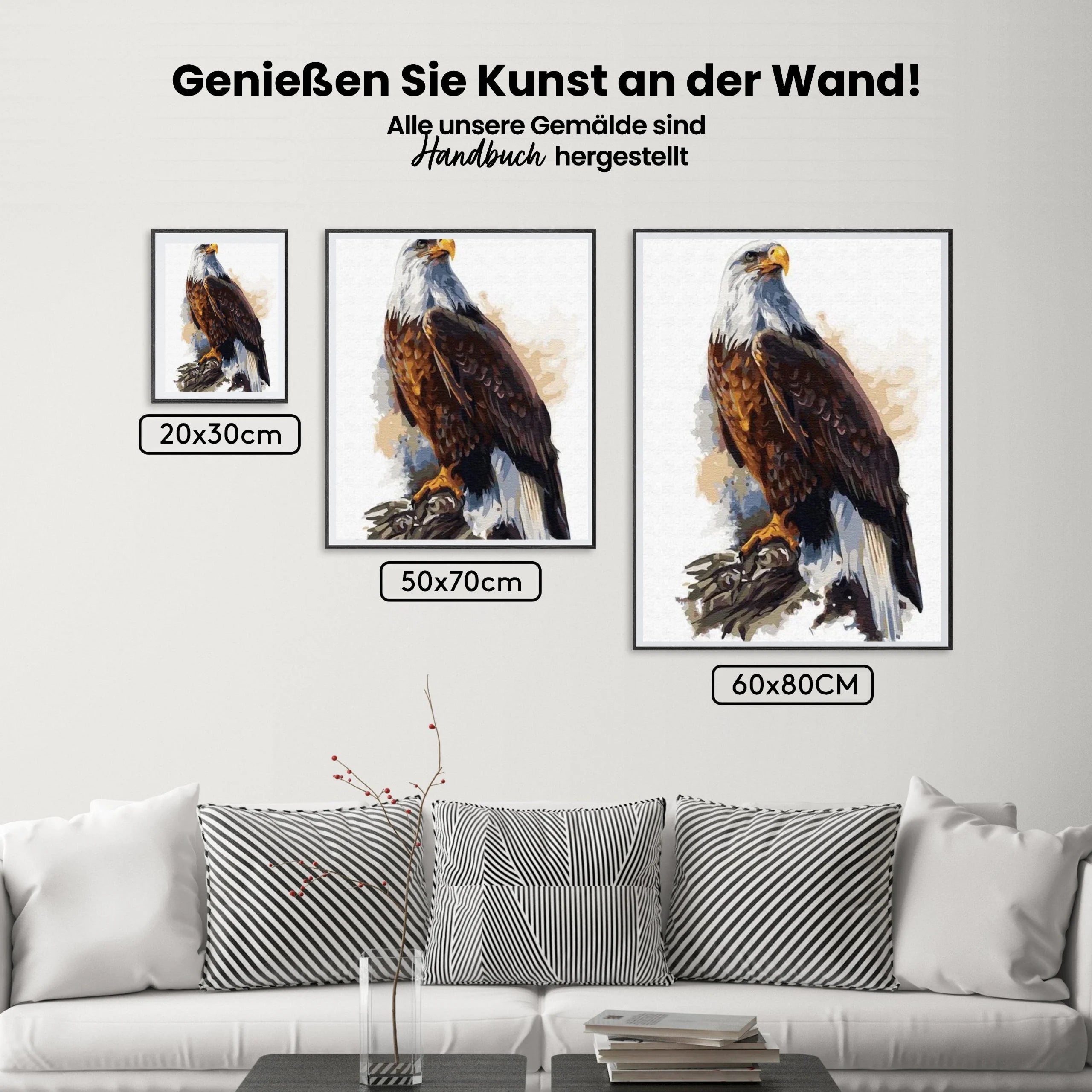 Malen nach Zahlen – Weißkopfseeadler