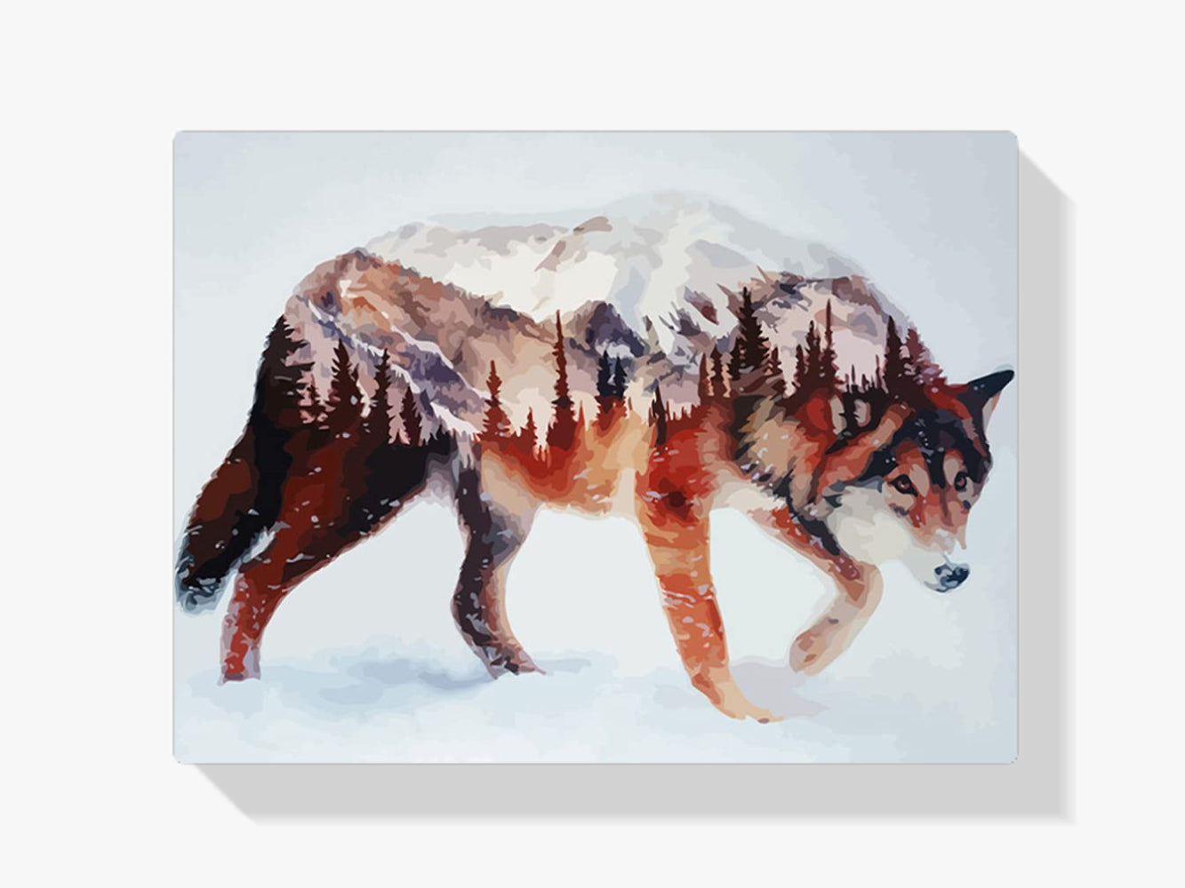 Malen nach Zahlen – Wolf Freiheit