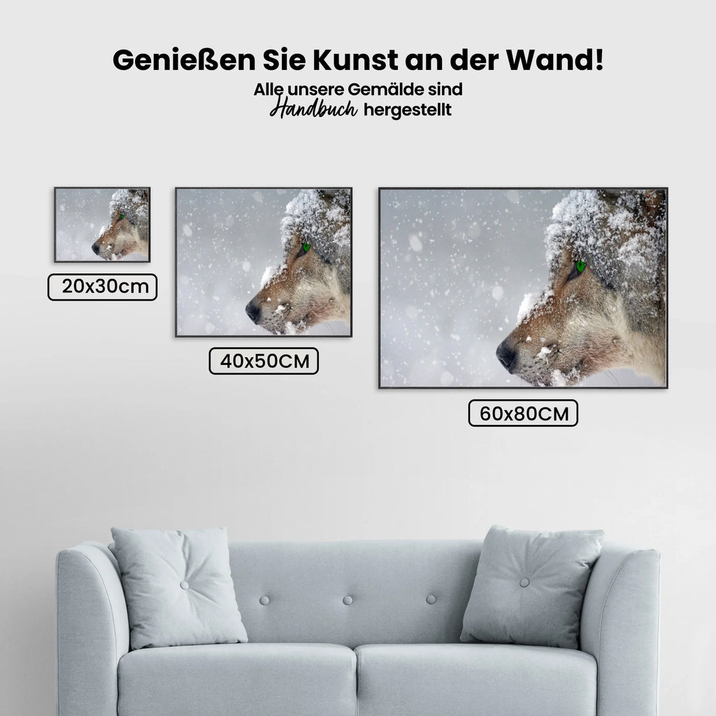 Malen nach Zahlen – Wolf Voll