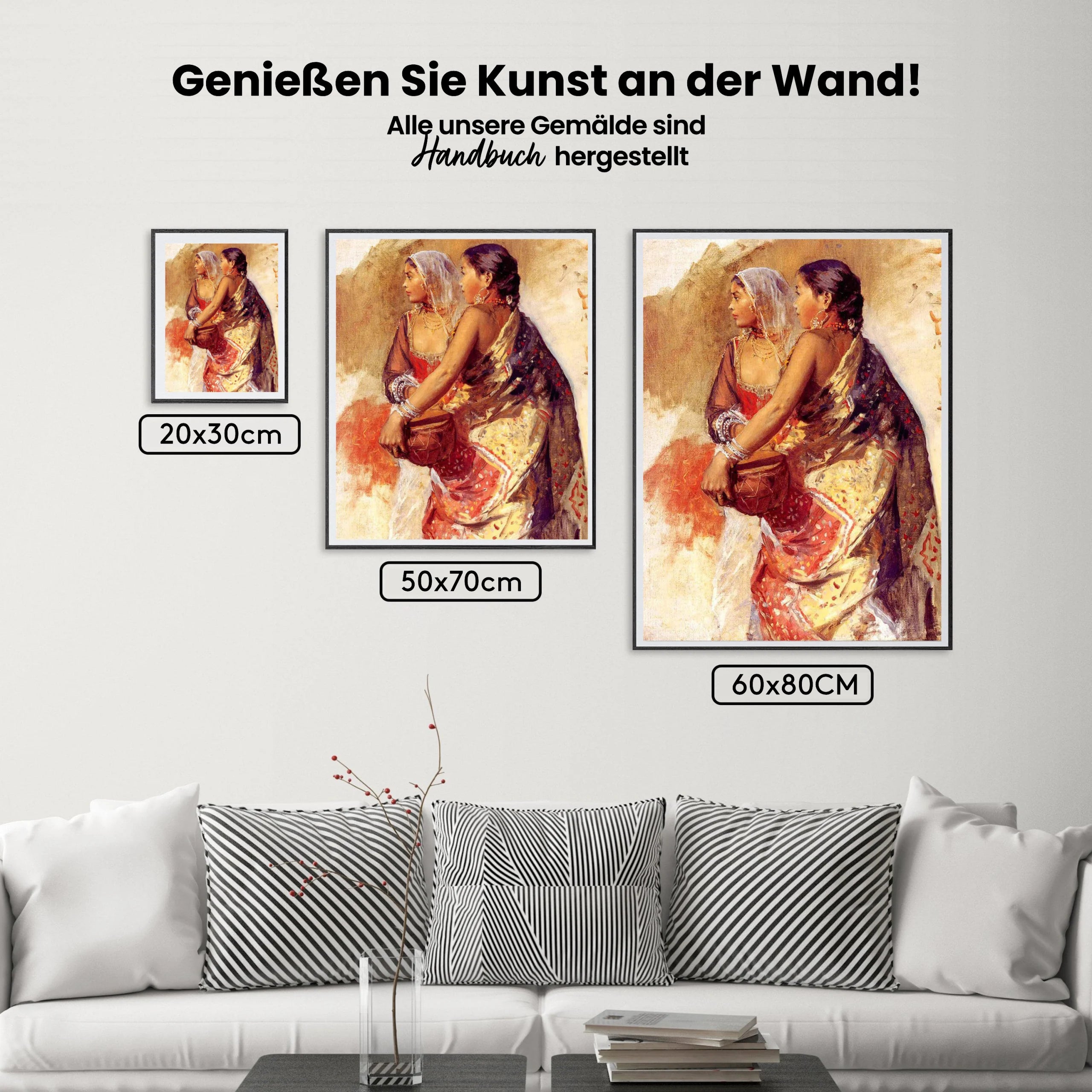 Malen nach Zahlen – Zwei Nautch Girls