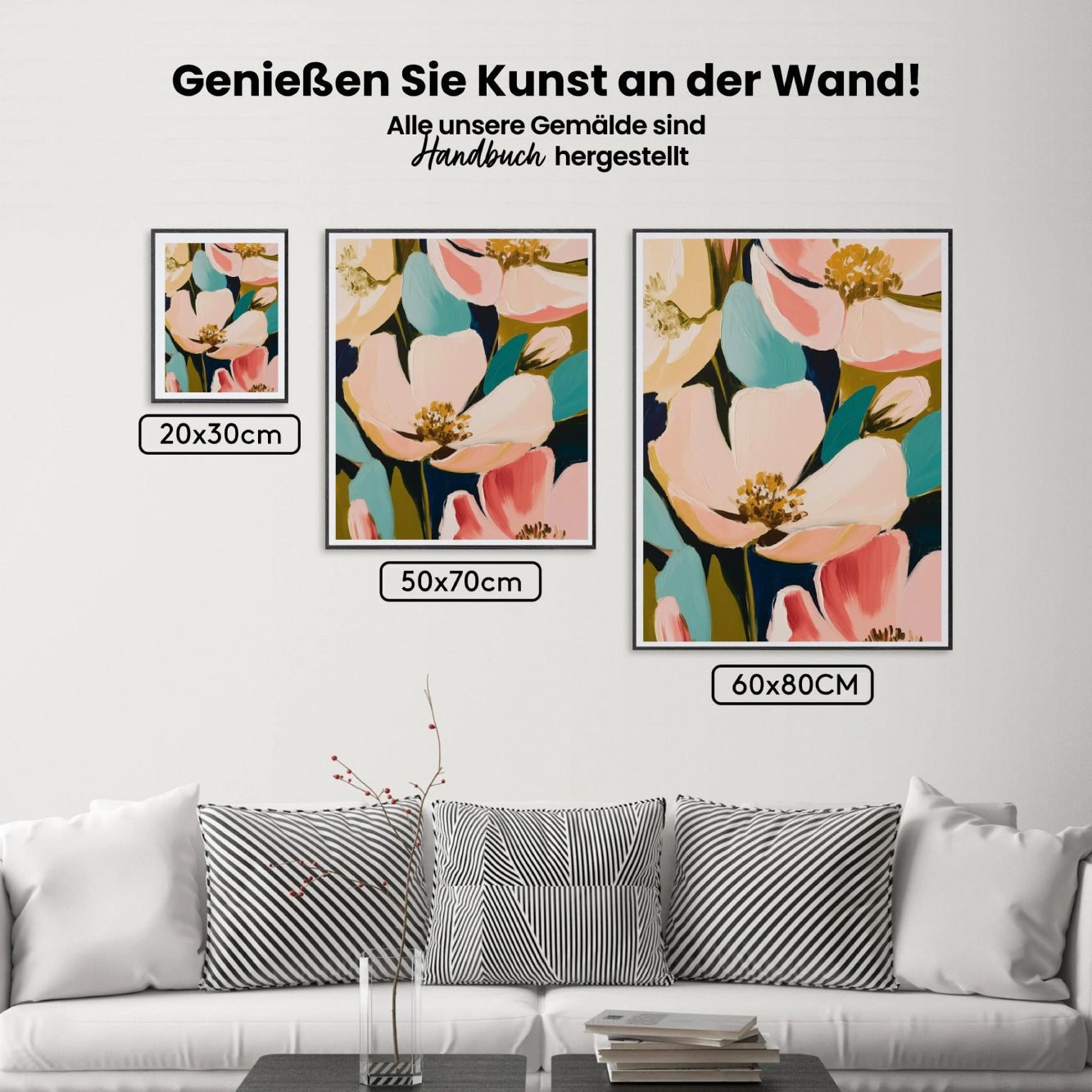 Malen nach Zahlen - Abstrakte Blume