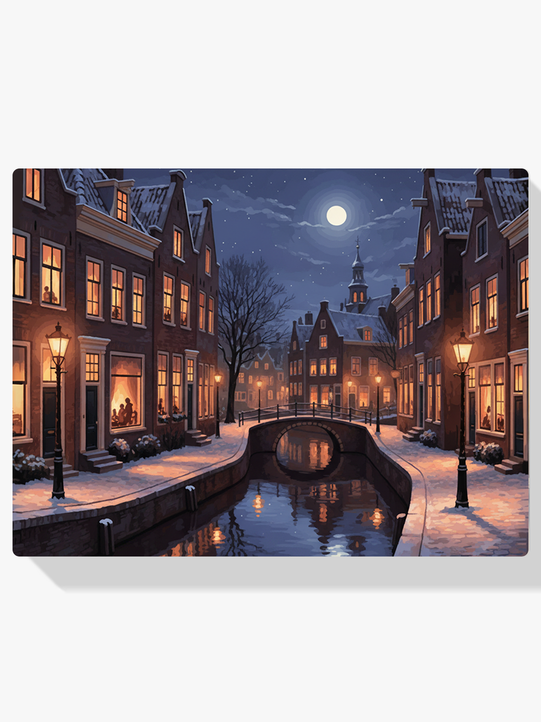 Malen nach Zahlen - Angenehmer Abend in Haarlem