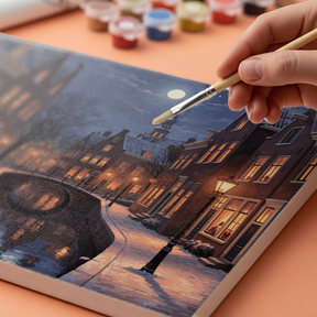 Malen nach Zahlen - Angenehmer Abend in Haarlem