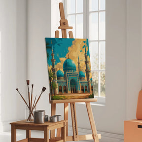 Malen nach Zahlen - Azure Moschee Eleganz