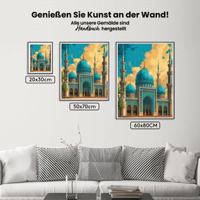 Malen nach Zahlen - Azure Moschee Eleganz