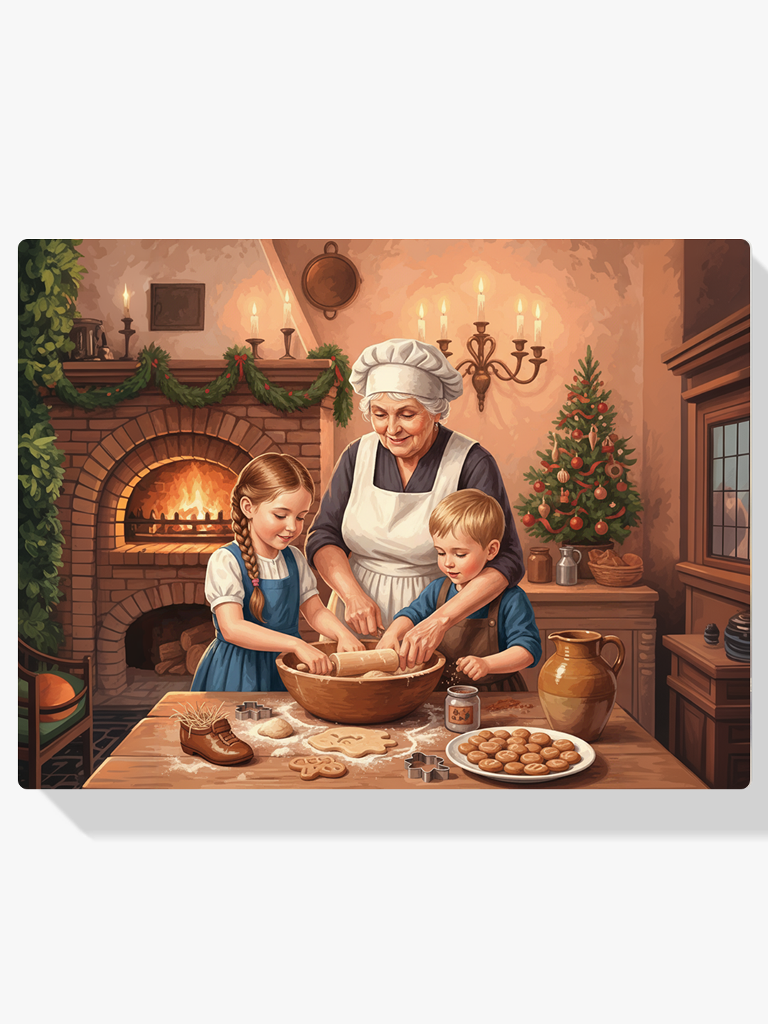 Malen nach Zahlen - Backen für den Weihnachtsmann