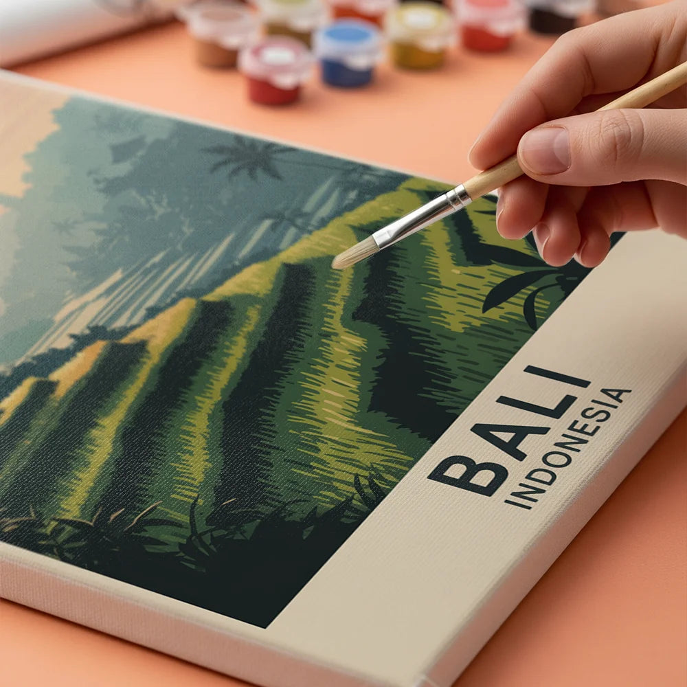 Malen nach Zahlen - Bali, Indonesien
