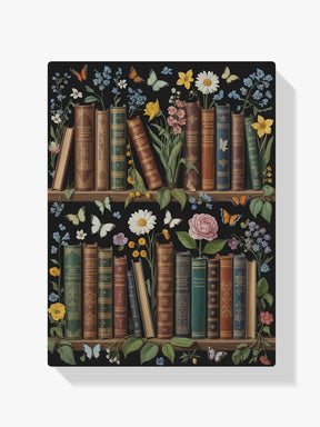 Malen nach Zahlen - Bausatz Bücherregal Dunkler Stapel