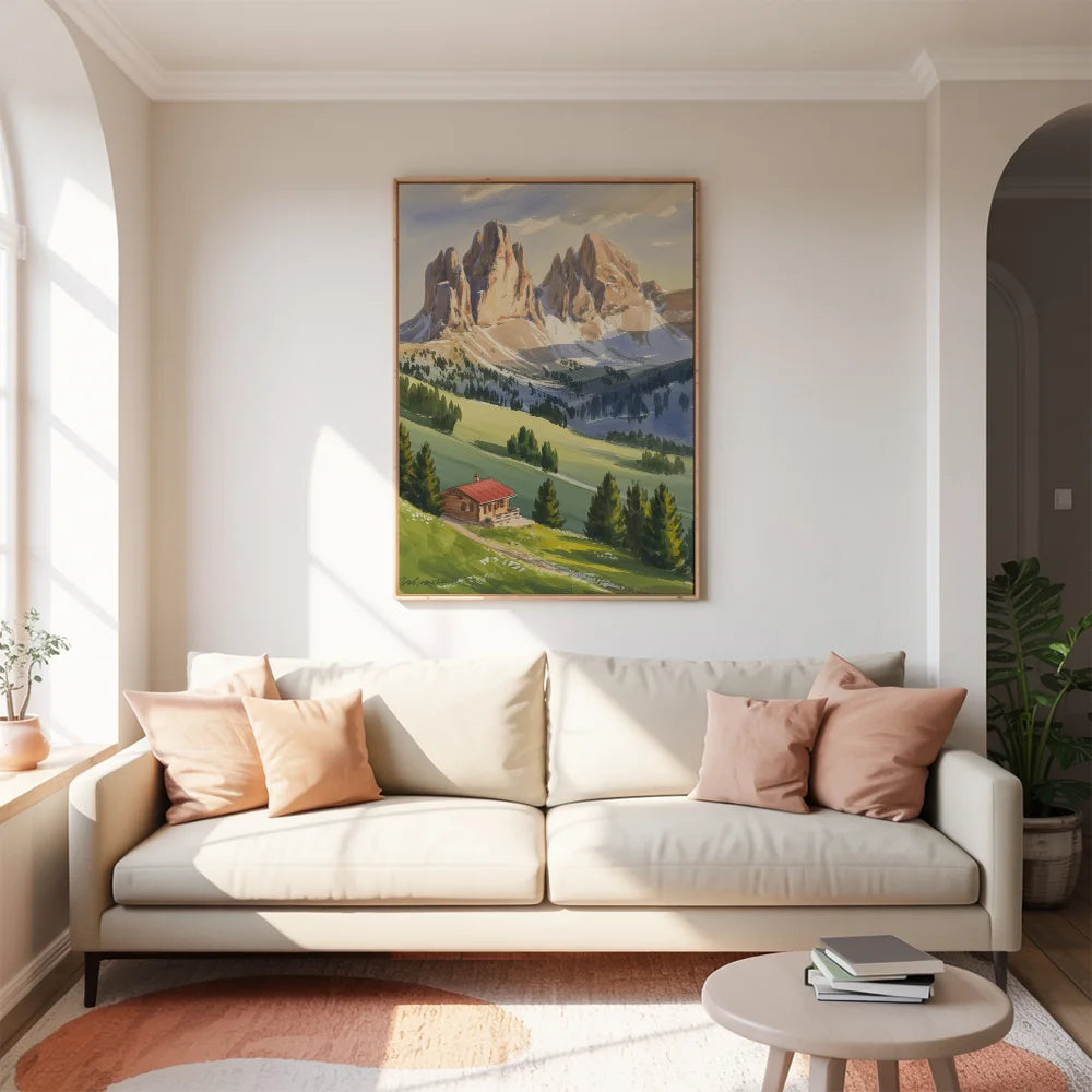 Malen nach Zahlen - Berglandschaft