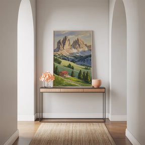Malen nach Zahlen - Berglandschaft