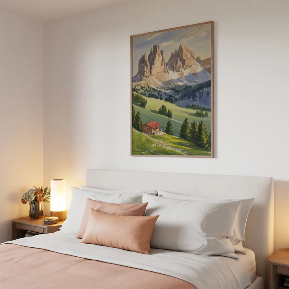 Malen nach Zahlen - Berglandschaft
