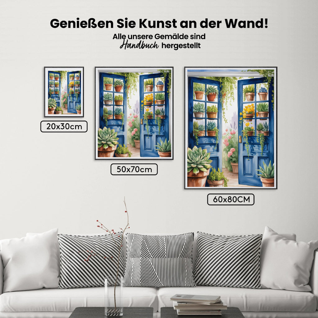 Malen nach Zahlen - Blumenladen