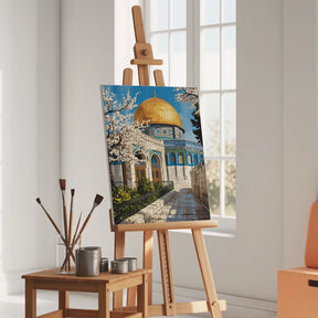 Malen nach Zahlen - Blüten von Al-Quds