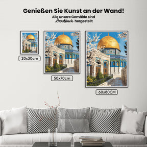 Malen nach Zahlen - Blüten von Al-Quds