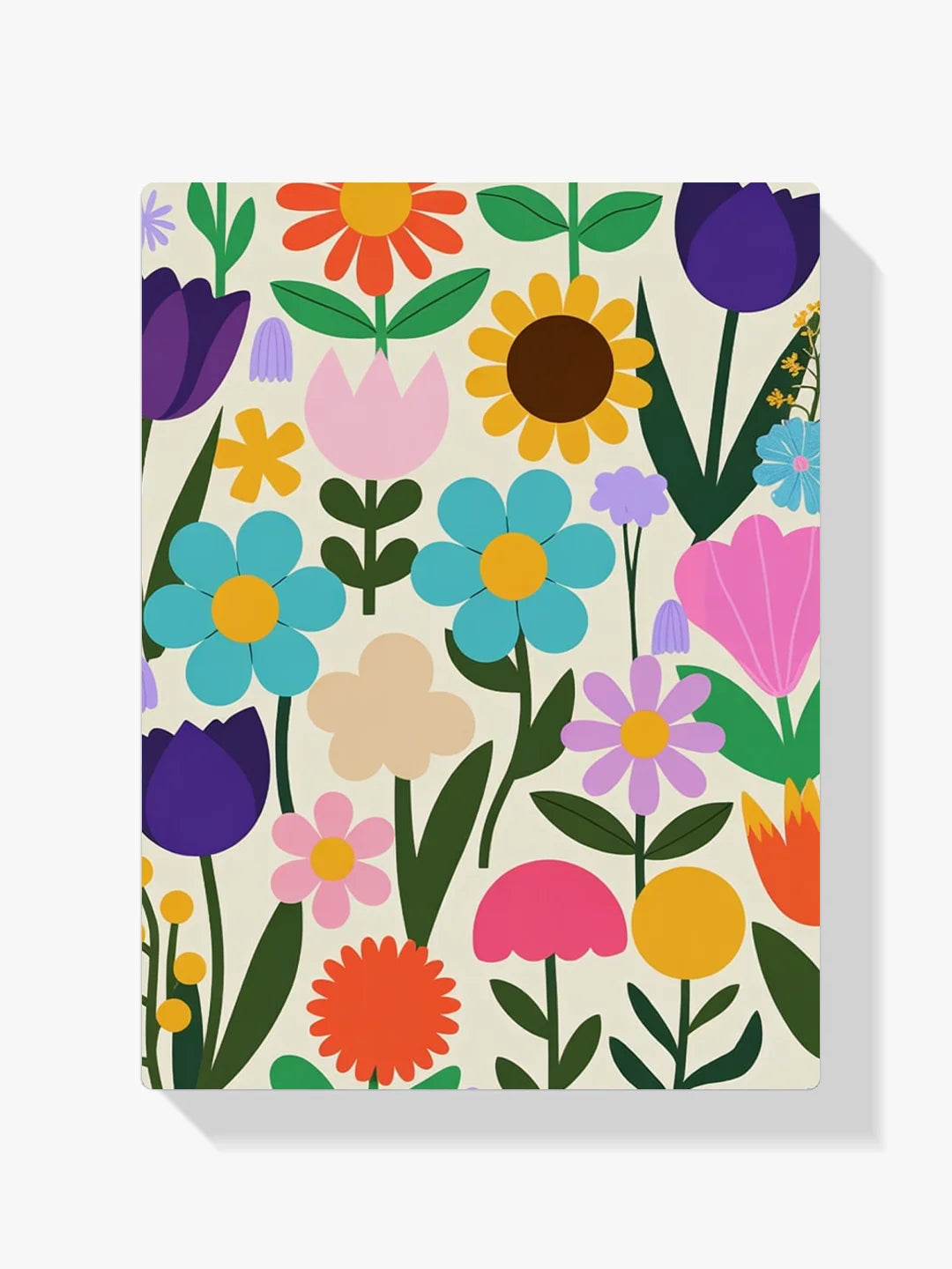 Malen nach Zahlen - Boho-Blumen-Botanik
