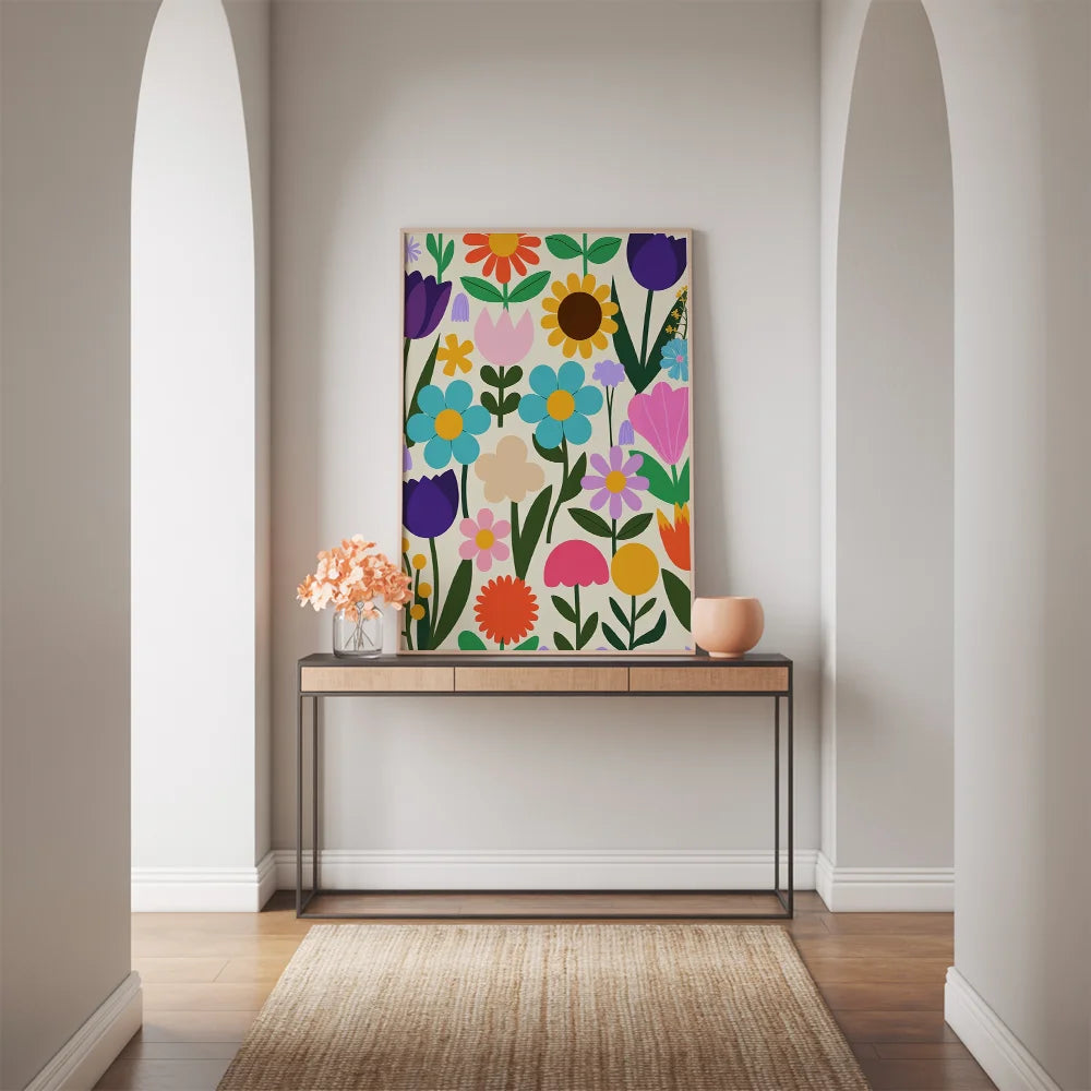 Malen nach Zahlen - Boho-Blumen-Botanik