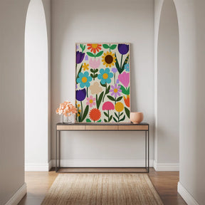 Malen nach Zahlen - Boho-Blumen-Botanik