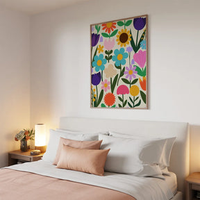 Malen nach Zahlen - Boho-Blumen-Botanik