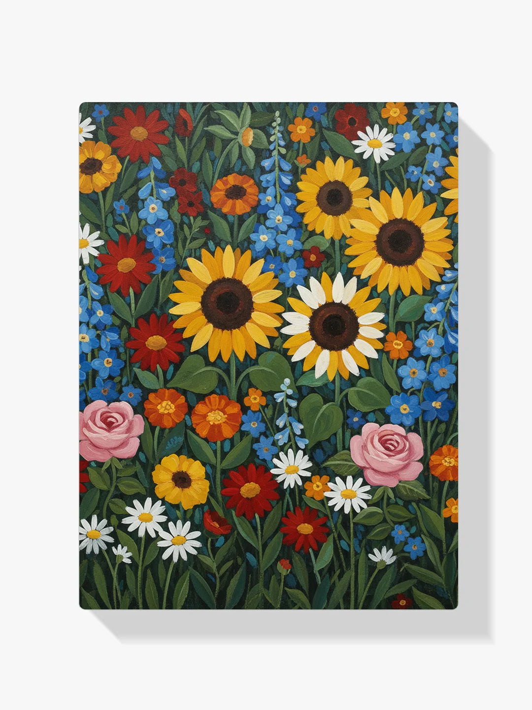 Malen nach Zahlen - Boho-Blumenmuster