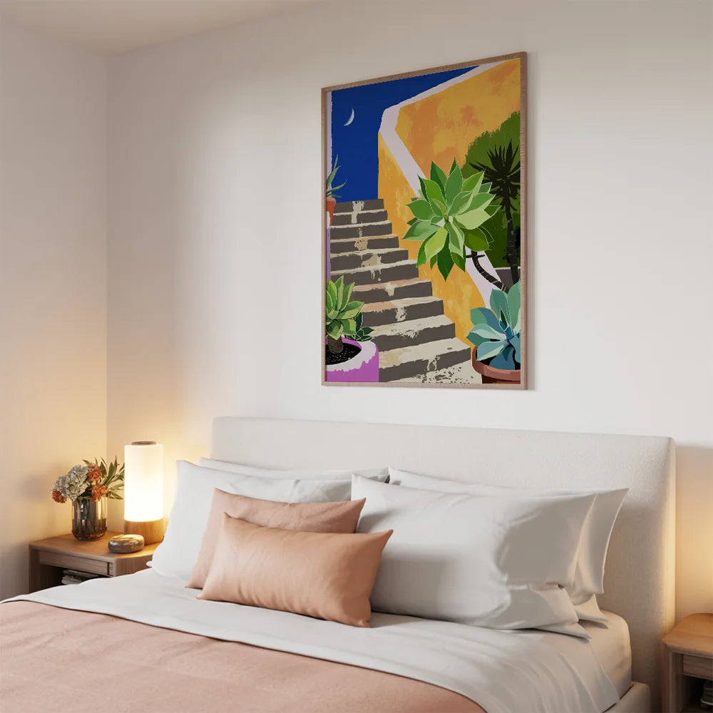Malen nach Zahlen - Boho-Illustration Botanisch