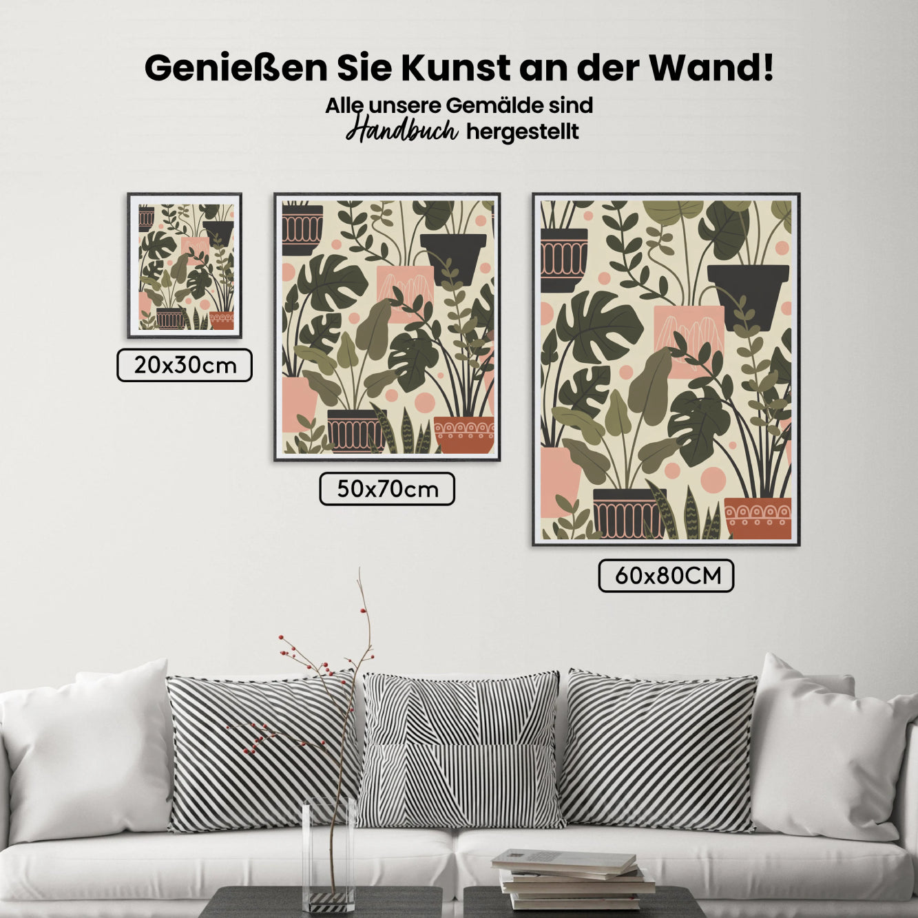 Malen nach Zahlen - Botanische Pflanze