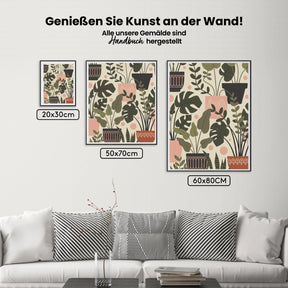 Malen nach Zahlen - Botanische Pflanze