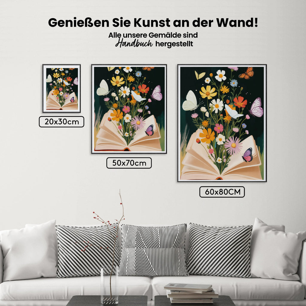 Malen nach Zahlen - Buch Floral