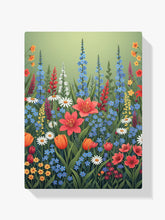 Malen nach Zahlen - Bunte Wildblume