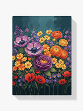 Malen nach Zahlen - Bunte Wildblume
