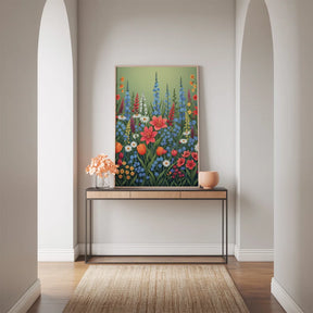 Malen nach Zahlen - Bunte Wildblume