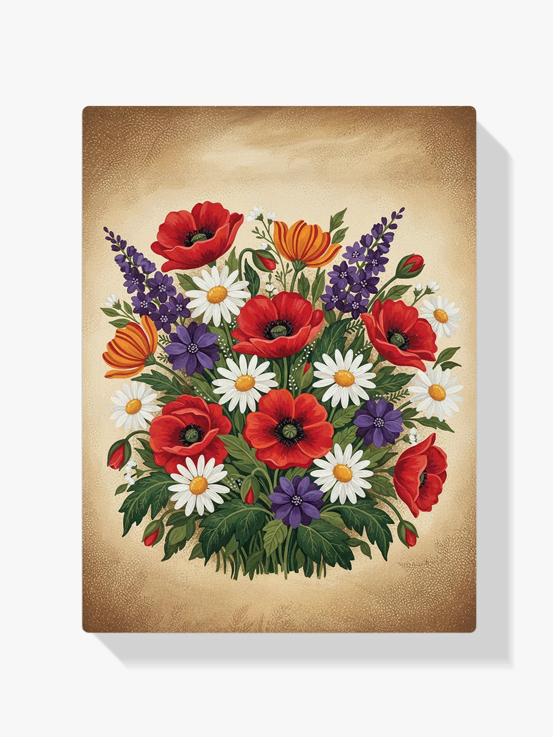 Malen nach Zahlen - Bunte Wildblume 2