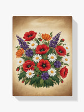 Malen nach Zahlen - Bunte Wildblume 2