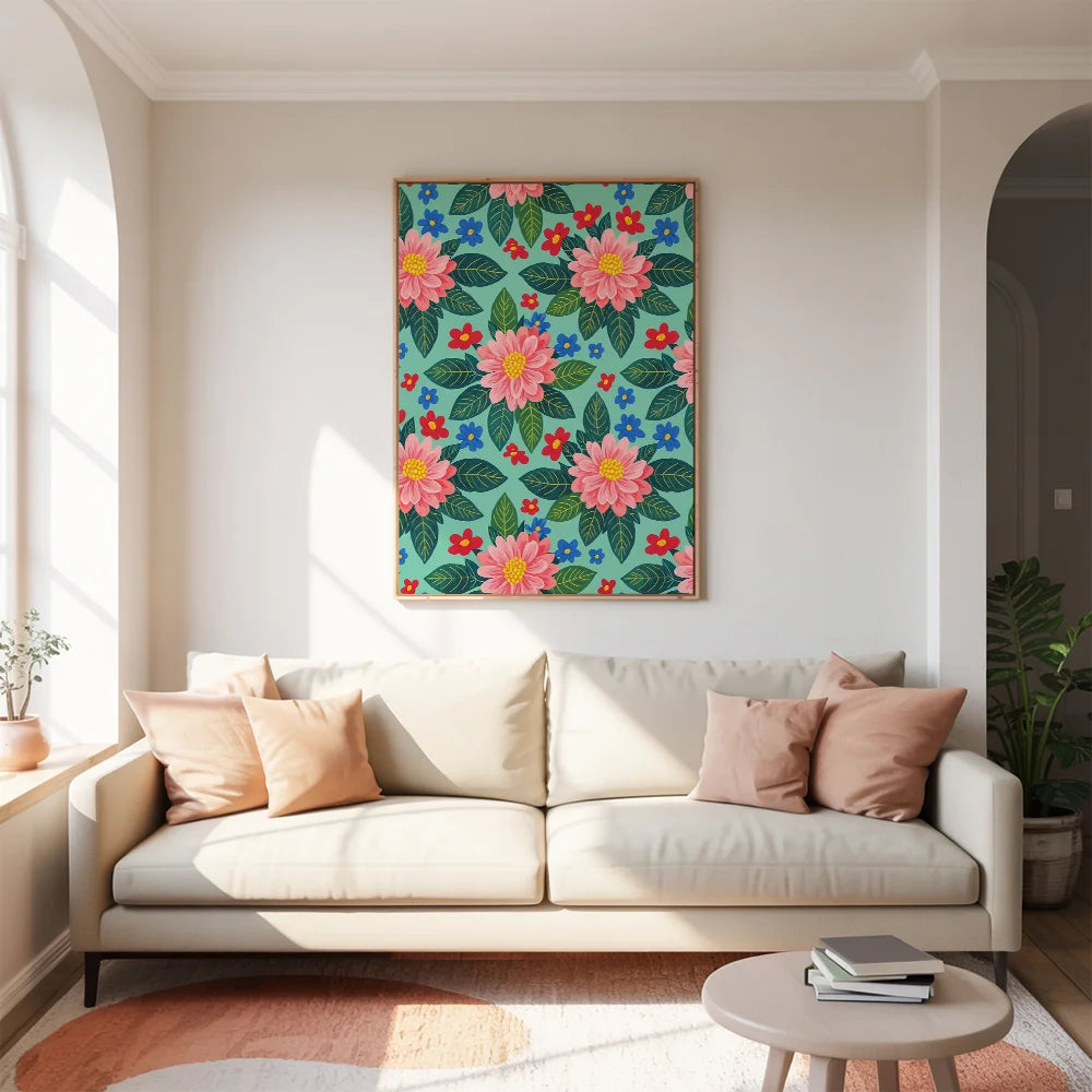Malen nach Zahlen - Bunte Wildblume 2