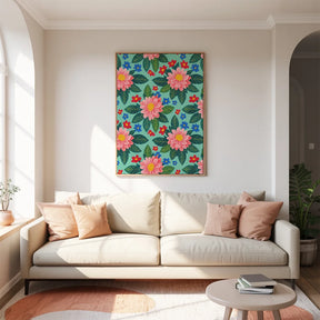Malen nach Zahlen - Bunte Wildblume 2