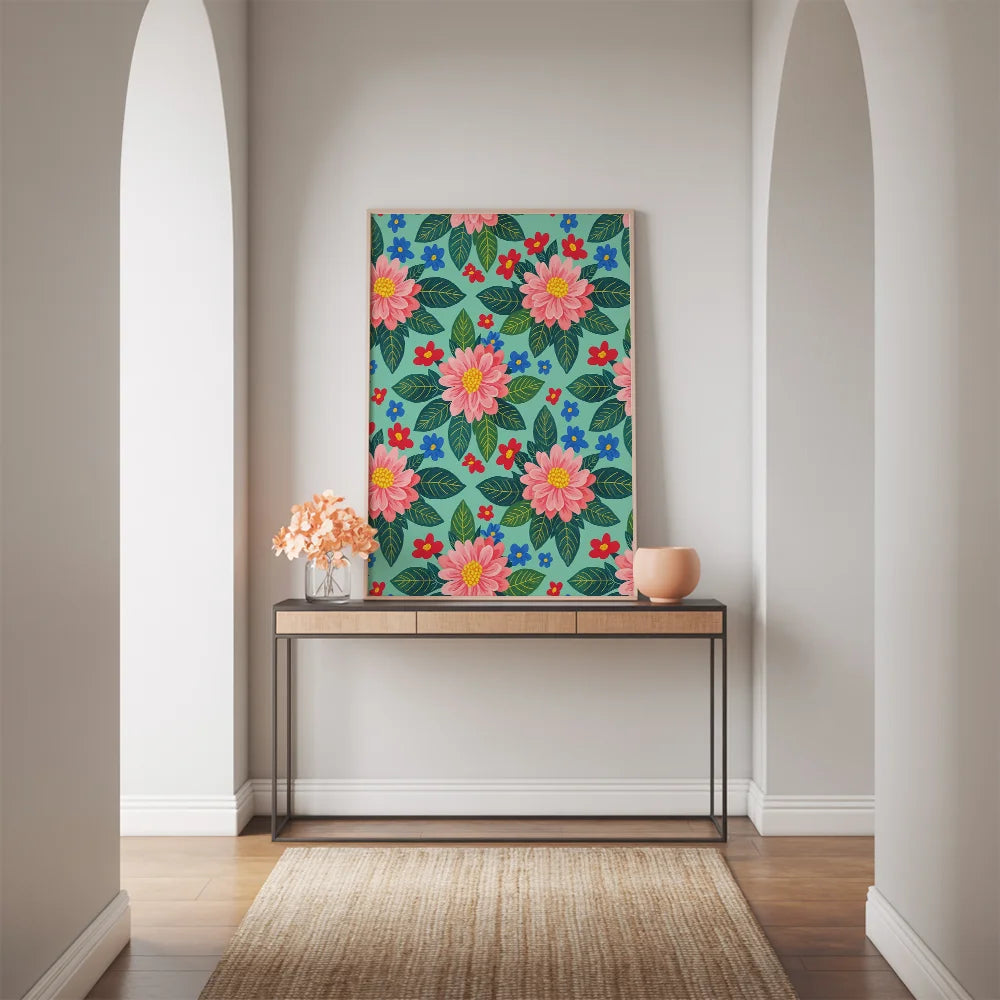 Malen nach Zahlen - Bunte Wildblume 2