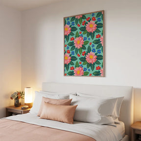 Malen nach Zahlen - Bunte Wildblume 2