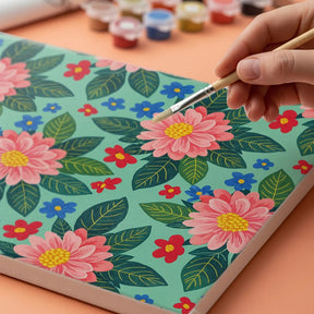Malen nach Zahlen - Bunte Wildblume 2