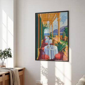 Malen nach Zahlen - Café auf der Veranda