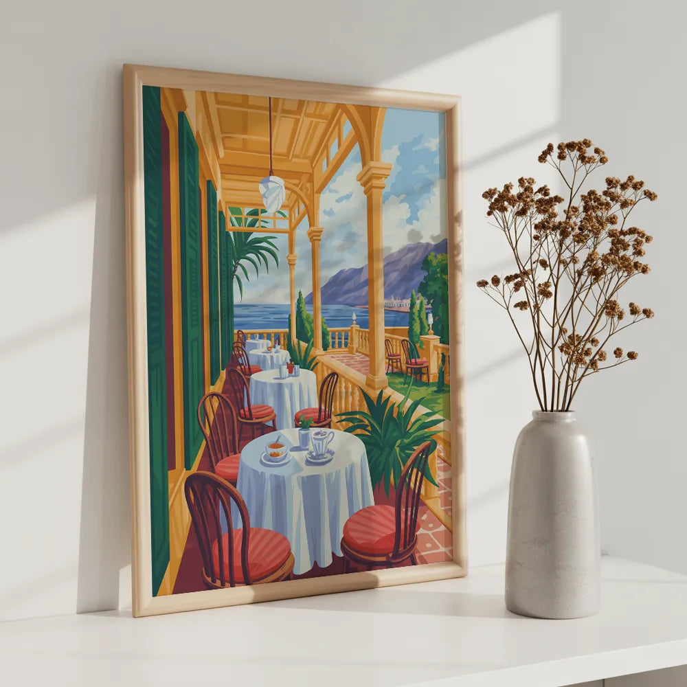 Malen nach Zahlen - Café auf der Veranda