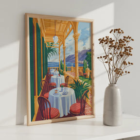 Malen nach Zahlen - Café auf der Veranda