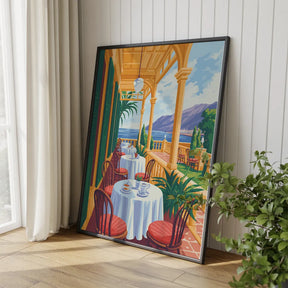 Malen nach Zahlen - Café auf der Veranda