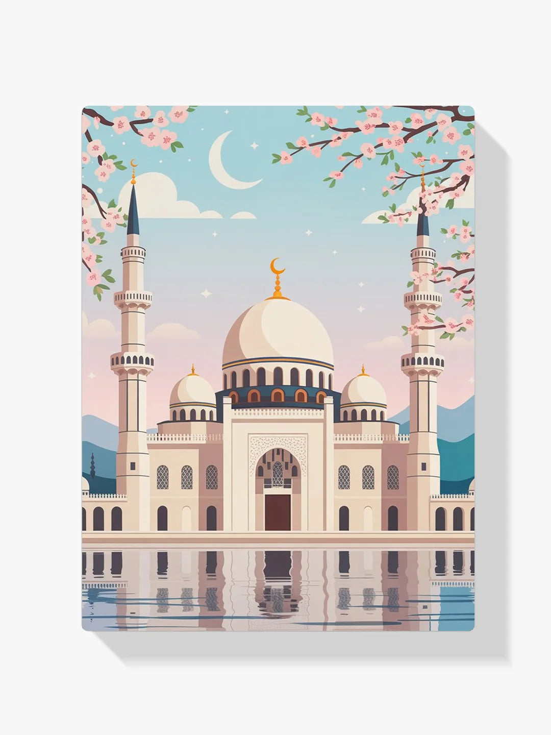 Malen nach Zahlen - Die Blossom-Moschee