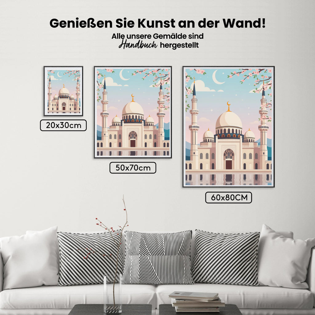 Malen nach Zahlen - Die Blossom-Moschee