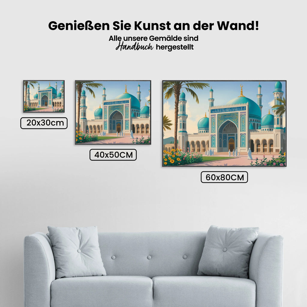 Malen nach Zahlen - Die Gelassenheit der Gartenmoschee