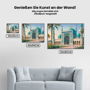 Malen nach Zahlen - Die Gelassenheit der Gartenmoschee