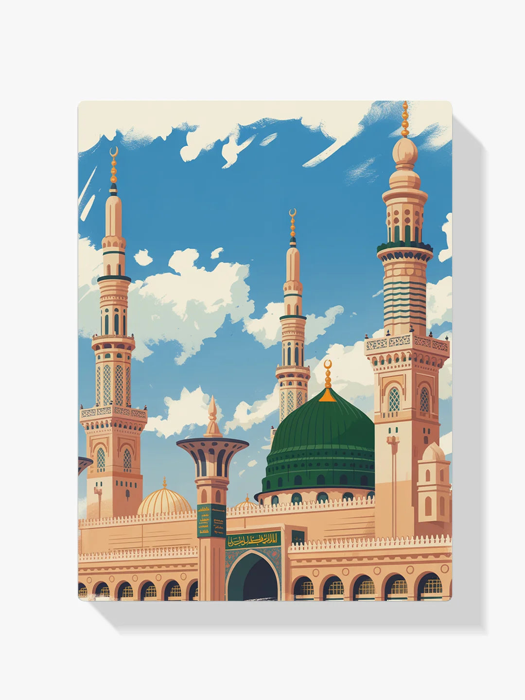 Malen nach Zahlen - Die Medina-Moschee